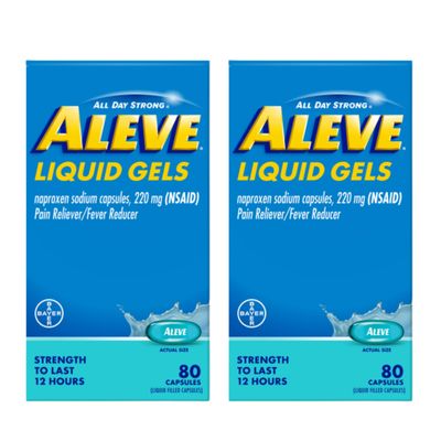Aleve Liquid Gels 80ct. 24cs - 2 Pack