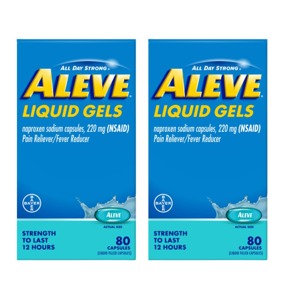 Aleve Liquid Gels 80ct. 24cs - 2 Pack