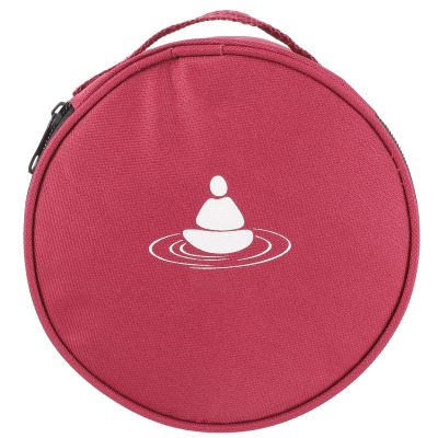FAVOMOTO Crystal Singing Bowl Carrying Case Storage Bag for Tibetan Singing Bowls Compact Lightweight Design Zipper Closure for Meditation Mindfulness Practices Protects from Scratches