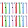 16pcs Kids Replacement Heads Compatible with Braun Oral B Kids Electric Toothbrush, Ultra Soft Bristles view 1