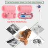HORNORM Electric Toothbrush Travel Case for Oral-B Toothbrushes & 6Pcs Reusable Toothbrush Head Covers Compatible with Oral B Electric Toothbrush Heads (Pink) view 2