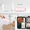 HORNORM Electric Toothbrush Travel Case for Oral-B Toothbrushes & 6Pcs Reusable Toothbrush Head Covers Compatible with Oral B Electric Toothbrush Heads (Pink) view 4