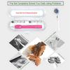 HORNORM Electric Toothbrush Travel Case for Oral-B Toothbrushes & 6Pcs Reusable Toothbrush Head Covers Compatible with Oral B Electric Toothbrush Heads (White) view 2