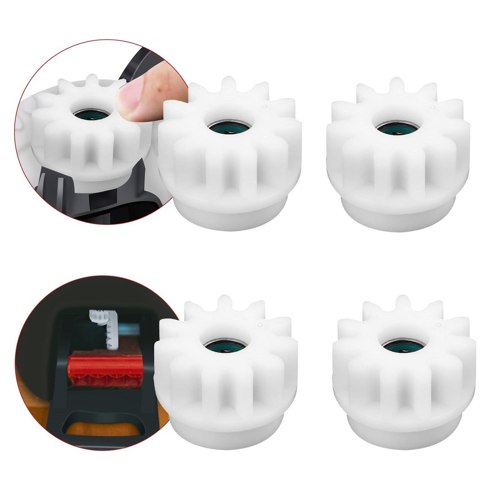 4pcs Mop Gear for Ocedar, Replacement One Way Clutch Mop Pedal Broom Replacement Pedal Broom Rotate Bucket Bearing Gear Sprocket Repair for Vileda Rotate