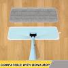 16.5 Inch Reusable Mop Pads Microfiber Spray Mop Replacement Heads for Wet/Dry Mops Compatible with Bona Floor Care System (6 Pack) view 2
