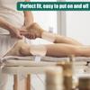 2 Pcs Essential Oil Pack Wrap for Knee Ankle Elbows Arm Feet, Reusable Bamboo Flannel Knee Oil Pack, Washable Soft Comfortable Leak-Proof Essential Oil Compress Pads view 2