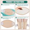 2 Pcs Essential Oil Pack Wrap for Knee Ankle Elbows Arm Feet, Reusable Bamboo Flannel Knee Oil Pack, Washable Soft Comfortable Leak-Proof Essential Oil Compress Pads view 4