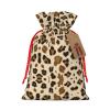 MyPiky Animal Leopard Print Christmas Gift Bags,Gift Wrap Bags 8.3x11.8 Inch Storage Bag For Thanksgiving Party view 1