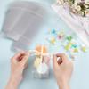 BENECREAT 20PCS Transparent PVC Favor Boxes, 2.36x2.36x4.76 inch/6x6x12cm Rectangle Clear Plastic Containers for Christmas, Wedding, Party, Birthdays Favors view 3