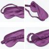 1 Pack Sleep Mask, Silk Eye Mask with Elastic Strap, Blindfold, Soft Silk Sleeping Mask for Girls, Women, Men (Pink) view 3