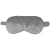 1 Pack Sleep Mask, Silk Eye Mask with Elastic Strap, Blindfold, Soft Silk Sleeping Mask for Girls, Women, Men (Grey) view 1