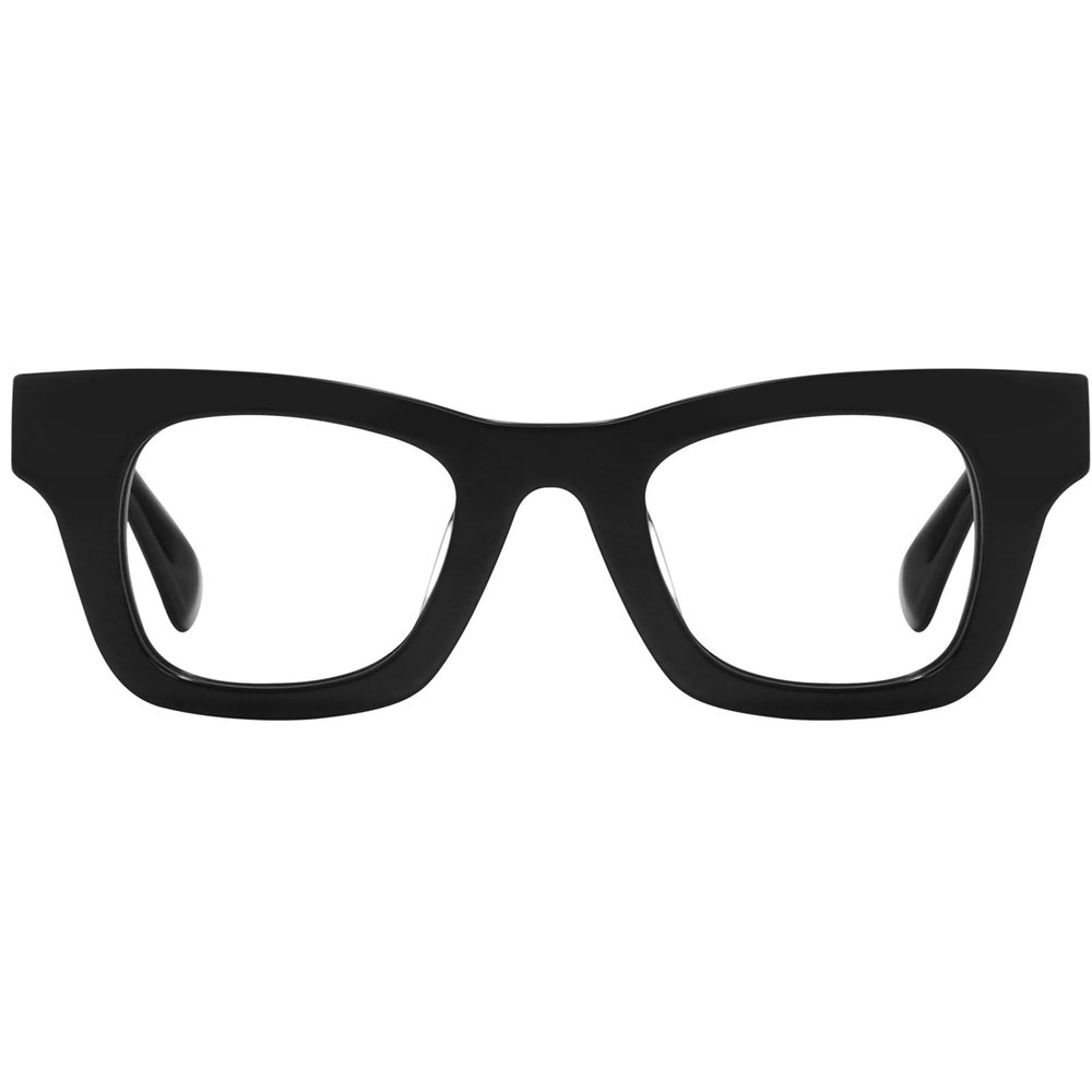 FYTOO Fashion Reading Glasses 2.0 for Women Men Black Square Readers Blue Light Blocking Eyeglasses Anti UV/Eye Strain Joule FT1427