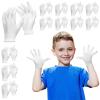 Ramede 24 Pairs Eczema Gloves for Kids Eczema Sleeves Moisturizing Gloves White Cotton Gloves Washable and Reusable Overnight Dry Hands for Kids 3-10 Years(X-Small) view 1