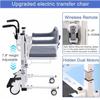 Transfer Wheelchair Electric Waterproof Lift Wheelchair, Lift Transfer Machine with 180 Split Seat and Bedpan, for Elderly and Disabled Lift Transfer Chair for Home view 4