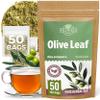 50 Bags Olive Leaf Tea Dried Olive Leaf Herbal Tea (Olea Europaea) - 50 Count 1.5 g Bags Hojas De Olivo Secas view 1