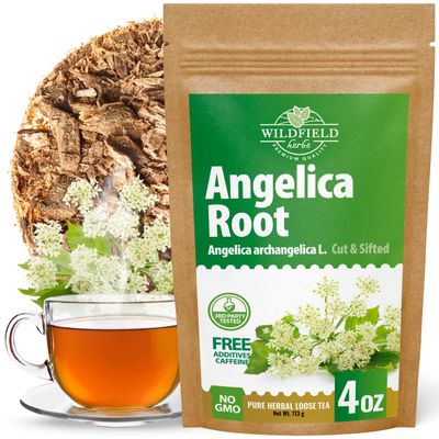 4 oz. Angelica Root Bulk Herb Herbal Tea (Angelica Archangelica) - 113g Herb Tea