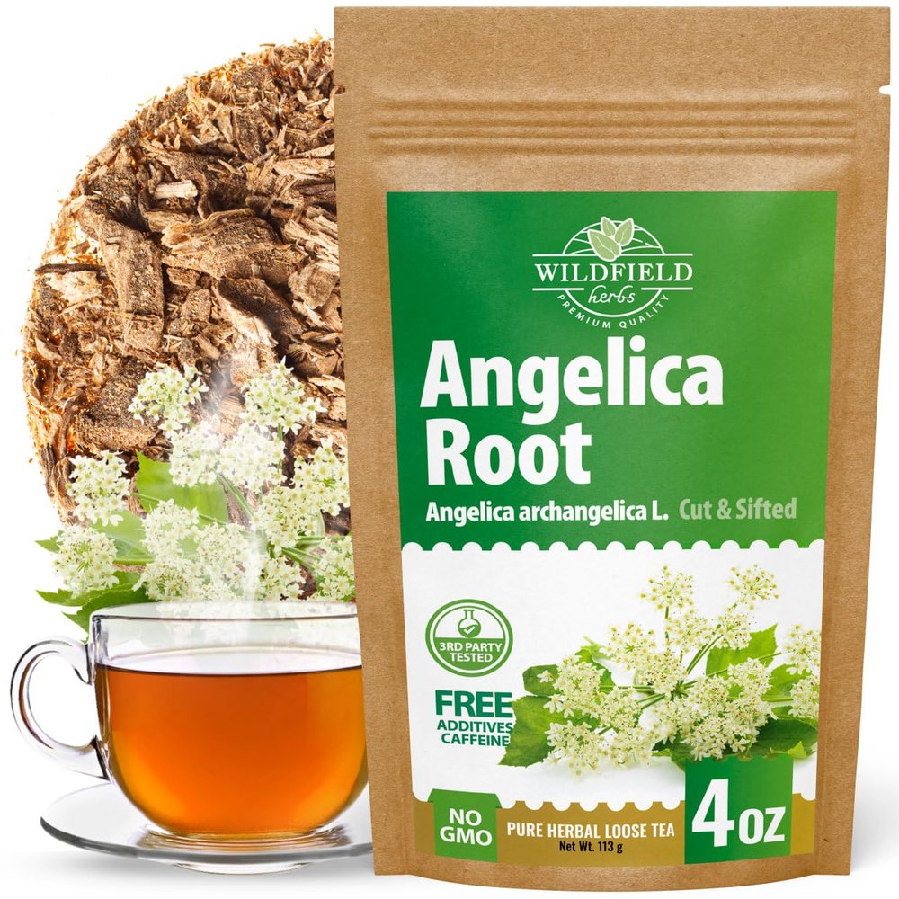 4 oz. Angelica Root Bulk Herb Herbal Tea (Angelica Archangelica) - 113g Herb Tea