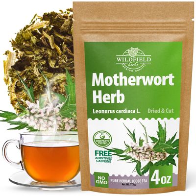 4 oz. Motherwort Tea Dried Motherwort Herb Tea (Leonurus Cardiaca) - 113g Leonurus Cardiaca (Cola De Len)