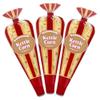 Gourmet Kettle Corn Mini Cones 3 Pack with Exclusive Inspirational Vinyl Sticker - Small Storage Space Friendly and Great Stocking Stuffers - 2.7oz Total view 1