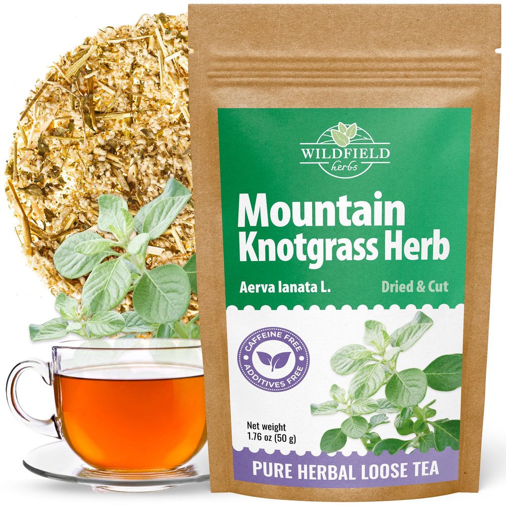 1.8 oz. Mountain Knotgrass Tea Polpala Pol Pala Herb Mountain Knotgrass Herbal Tea (Aerva Lanata) - 50g Polpala Pol-Pala Pol Pala Pol Pola Herb