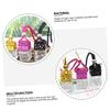 BESTOYARD Car Pendant 3Pcs Perfume Bottle Diffuser for Essential Oils air Diffuser Essential Oils Diffuser Essential Oil Diffuser for car Air Freshener Bottle Glass Hanging Men and Women view 4