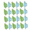 FUNOMOCYA 100pcs Dinosaur Candy Boxes Assorted Shapes Candy Wrapping Cases for Parties Light Delicate Storage Containers view 1