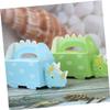 FUNOMOCYA 100pcs Dinosaur Candy Boxes Assorted Shapes Candy Wrapping Cases for Parties Light Delicate Storage Containers view 2