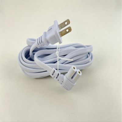 OMNIHIL [UL Listed] Extra Long White 10FT L-Shaped C7 Power Cord Replacement for Philips Respironics DreamStation