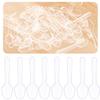 1000 Count Plastic Clear Teaspoons Disposable Mini Dessert Ice Cream Soup Spoons for Tasting Sampling Appetizers Home Party Picnics Restaurant view 1