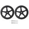 14inch Wheelchair Rear Wheel Assembly(2 Pcs), 14x1.75 Solid Tire Replacement Parts for Most Manual Wheelchairs and Standard Wheelchairs view 1