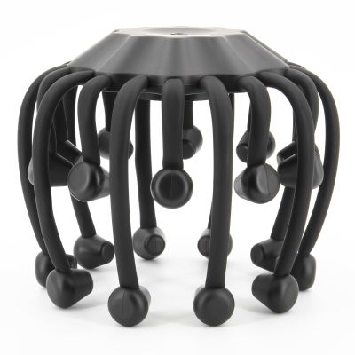 JIEJUNJIE Electric Scalp Massager - Octopus Head Massager Stress Relax, 20 Claw Multi-Configuration Array Vibrating Nodes, 5 Modes, Bluetooth Music, Hair Scalp Relaxation, Fatigue Relief
