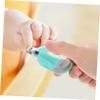 Toyvian Baby Nail Trimmer Magnifying Glass Safe Clipper for Infants Baby Nail Care Tool Stainless Steel Material Random view 4