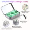 Gerkia Dental Floss Portable Case, Easy to Store Floss Picks of Various Sizes, Portable Dental Floss Dispenser is Perfect for Travelling, Hotels, Dinners, Appointments.White Flower view 3