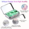 Gerkia Dental Floss Portable Case, Easy to Store Floss Picks of Various Sizes, Portable Dental Floss Dispenser is Perfect for Travelling, Hotels, Dinners, Appointments.Coloured Marble view 3