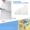 WAQIWARON Ice Sheets for Coolers Reusable - Ice Pack Sheets - 4 Large Flat Freezer Packs for Coolers - 96 Cube Ice Packs for Flexible Ice Mat - Long Lasting Ice Packs for Cooler view 3