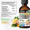 BIO KRAUTER Turmeric and Ginger Supplement - Pure Vegan Liquid Turmeric & Ginger Tincture with Pepper 2 Fl.Oz 28 Days of Supply - Curcumin Drops for Joint Support, Antioxidant & Immune Support view 3