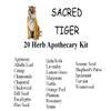 20 Herb Wiccan Apothecary Kit - Witchcraft, Wiccan, Pagan Herb Starter Kit - 40mm Roll of Easy Light Charcoal - Shipped in Sturdy Cardboard Storage Box(9"x6"x3") view 3