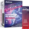 2before All Natural Vegan Pre Workout, with 120mg Caffeine I Clean Energy, Endurance, Recovery I Pre Workout Women and Men I 20 x Individual Packets I Informed Sports Certified I Blackcurrant view 1