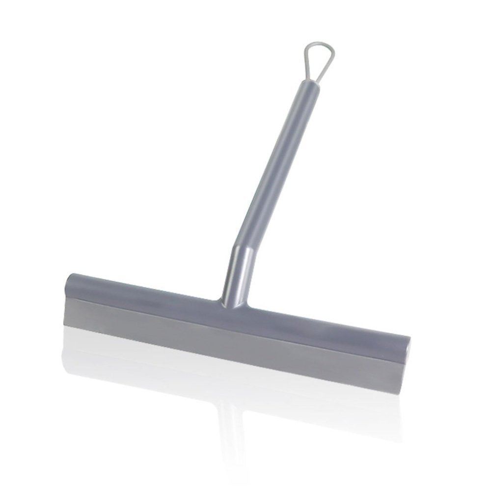 11-Inch Floor Cleaning Broom, Handle Flexible Rubber Broom Wiper, Patio, Garage, Shower Door, Window and Bathroom