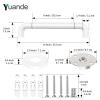 14 Inch Grab Bars for Shower, YuanDe Bath Grab Bar with Anti-Slip Grip and Safety Luminous Circles, Stainless Steel Bathroom Safety Handrail Support, Safety Bar Handle for Disabled Elderly Pregnant view 2