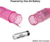 Finever Mini Massager Handheld Pen with 4 Heads for Face, Neck, Head,Back (2Pack Pink) view 2