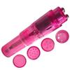Finever Mini Massager Handheld Pen with 4 Heads for Face, Neck, Head,Back (2Pack Pink) view 4