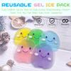 5 PCS Boo Boo Ice Pack, Reusable Ice Pack, Auxiliary Fever Reduction, Hot Cold Pack for Injuries, Wisdom Teeth, Colic, Gas and Upset Stomach, Pain Relief, Fever, Headaches view 2
