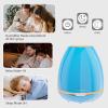 300ml Essential Oil Diffuser & Cool Mist Humidifier - Ultra-Quiet Ultrasonic Aromatherapy for Bedroom, 7 Color Night Light, BPA-Free, Auto Shut-Off, Up to 12H Continuous Mist(Blue) view 4