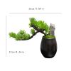 Artificial Bonsai Realistic Faux Welcoming Bonsai Tree,8 Inches Simulation Potted Plant Decorative Bonsai for Decoration Desktop Display for Home Office view 2