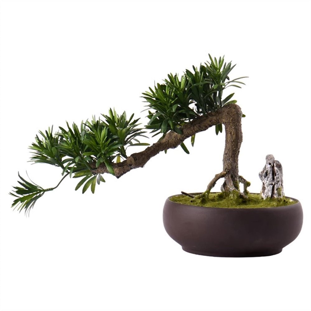 Artificial Bonsai Creative Simulation Bonsai Small Artificial Bonsai Tree Plants with Ceramic Pots Handmade Bonsai Decoration for Home Office for Home Office