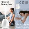 300ml Essential Oil Diffuser & Cool Mist Humidifier - Ultra-Quiet Ultrasonic Aromatherapy for Bedroom, 7 Color Night Light, BPA-Free, Auto Shut-Off, Up to 12H Continuous Mist(White) view 3