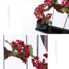 Artificial Bonsai Creative Artificial Bonsai Tree New Chinese Simulation Flower Art Ornament Welcome Pine Bonsai Decoration Zen Desktop Decor for Home Office view 3