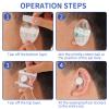 120 Waterproof Ear Covers for Swimming, Snorkeling, Surfing and Other Water Sports - Cotton Ear Plugs with Shower Protection view 3