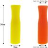 20 Pcs Multicolour Silicone Straw Tips, Reusable Teeth Protectors Metal Straws Tips Covers, Prevent Scald Straw Covers Fit for 6mm Wide Stainless Steel Straws Disposable Drinking Straws view 2